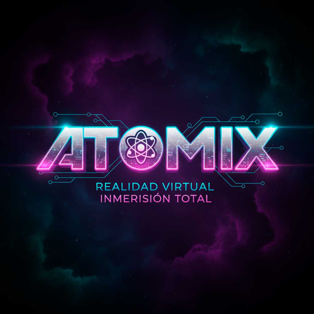Atomix - Realidad Virtual Concept - Branding
