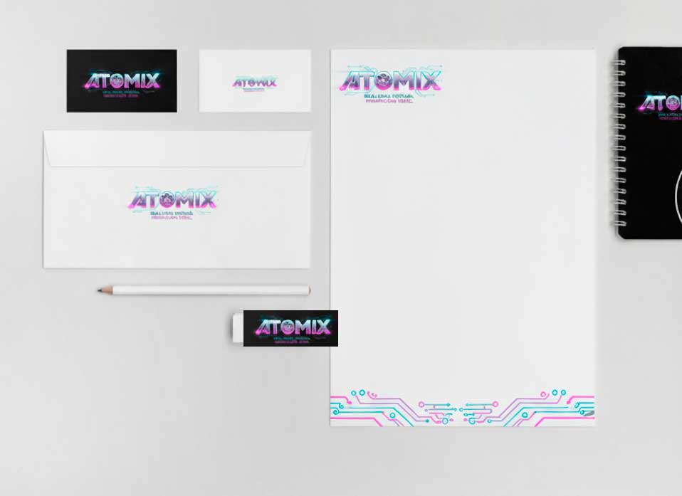 Atomix - Isologotipo & Tecnologías - Branding