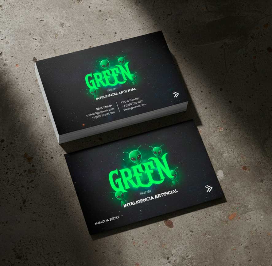 Green - Papelería & Tarjetas Personales - Branding