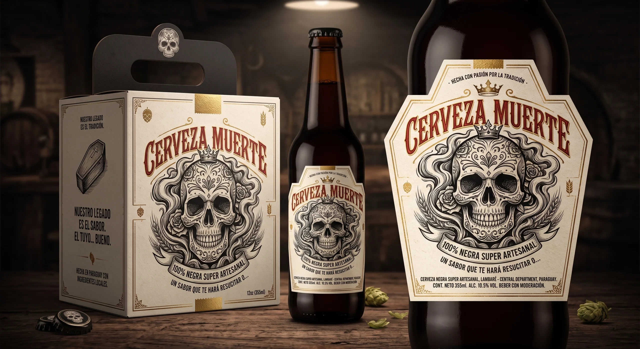 Todos Tus Muertos - Cerveza Artesanal Vol. 1 - Packaging